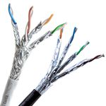 External SHIELDED CAT6A Outdoor Burial Use COPPER Ethernet Cable FTP Reel Lot