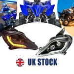 For Yamaha Raptor 250 350 700 YFZ 450 450R 450X Wolverine 450 350 LED Headlights