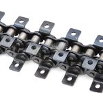 1.5M 08B-1 Roller Chain Drive Chain 1/2" Bent Ear Width 9.5mm +Chain Lock