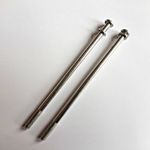 HONDA CBX CBX1000 - NEW ORIGINAL STYLE STAINLESS STARTER MOTOR BODY BOLTS x 2