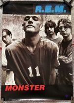 R.E.M. - MONSTER ORIGINAL PROMO POSTER