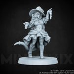 TIEFLING WITCH GIRL || Fantasy Female Wizard, Tabletop Unpainted Resin Miniature