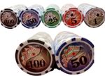 100 Texas Clay Poker Casino Game Chips Set 12g Colour Poker Chips Play Chip
