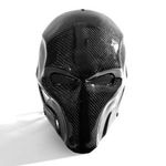 New Sale Halloween Carbon Fiber Full Face Mask Fancy Dress Dance Party Prom Mask