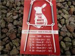 White rabbit stretch spring plate hanger hangers (4 sizes available)