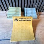 Tony Hawk Foundation Mini Skate Ramp Stair Set w/ Handrails 3pc Grey Beige 7.75"
