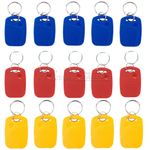 5/10/100 125Khz 13.56Mhz TK4100 ID & FM1108 IC Dual Chip RFID NFC Keytag Key Fob