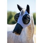 LeMieux Bug Relief Full Fly Mask - Powder Blue | Equestrian | Fly Protection