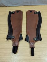 BNWOT Shires Moretta Leather Half Chaps / Gaiters - Adults Small  *Free Postage*