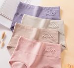 Women Underwear High Waist Cotton Tummy Control Ladies Leak Proof panties 4 Pack