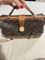 LOUIS VUITTON Antique Monogram Doctor Bag RARE