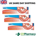 Clotrimazole 1% w/w Cream Treats Fungal Infection - 20g X 3 (Triple pack)