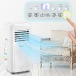 8000BTU Air Conditioner Unit White Remote Cooling Portable Dehumidifier 900W UK