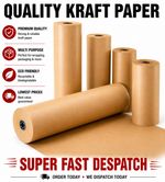 Kraft Paper 90GSM Rolls Brown Recyclable Packaging Wrapping Paper
