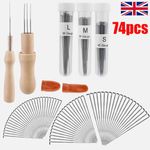 74 PCS Wool Felting Needles Tools Set for Beginners Needle Felting Supplies Kit