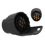 European 12V Trailer Plug Adapter 13Pin To 7Pin Connector For Commercial Veh NEW