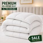 ANTI ALLERGY DUVET QUILT 2.5 4.5 7.5 10.5 13.5 15 TOG SINGLE DOUBLE KING SIZE UK