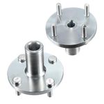 4" x 4" Go-Kart Live Axle Hub Kit with 8 Inch Wheels and Lug Set