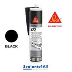 Sikaflex 522 Adhesive Sealant, Black, 1/27 Expiry, Brand New, C124
