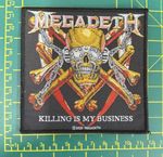 Megadeth Killing Is My Business Woven Sew On Officially Licensed