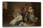 Canvas/Frames Jean-Baptiste Greuze - Broken Eggs