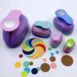 Circle Round Hole Punch DIY Kids Handmade Paper Scrapbooking Cutter 9/16/25mm UK