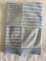 NEW Marks & Spencer 100% Cashmere Blue Baby Blanket 105x85cm
