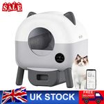 76L Self Cleaning Cat Automatic Litter Box APP Control Triple Anti-Pinch Safety