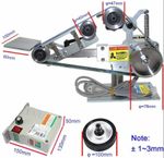 550W 762*25mm Brushless Belt Machine DIY Belt Sander Polishing Grinding Machine