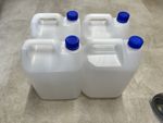 x4 Jerry Can 5L Plastic Bottle HDPE Water Container Slightly Used