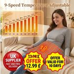 Electric Heating Pad for Back Neck Shoulder Pain Relief Heat Pad Therapy Wrap