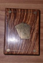 Vintage Wooden Playing Cards Box Brass Highlights Good Condition Rare Poker Game