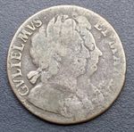 1694 William & Mary Half Penny Copper  Coin Lot G14