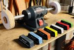 Metal Polishing Buffing Machine - Bench Buffer Polisher Steel Alloy Aluminium