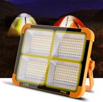 336 LED Solar Light Portable Waterproof Rechargeable Floodlight 5 Modes 150W
