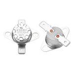 2pcs KSD301 Thermostat 150°C 16A NC Adjust Snap Disc Temperature Switch,Ceramic