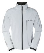 Ettore Mens Cycling Jacket Waterproof Reflective Silver - Night Glow - USED