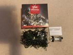 Noma 360 Cluster Lights Warm White & White LEDs Christmas Lights 5M Length & 5M