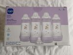 MAM Anti-Colic Baby Bottles X4 Pack 260ml 2+Months Lilac Colour Brand New In Box