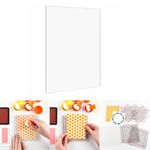 Photopolymer Grip Mat With Printed Guide For Ink Blending Stamp Positioning Tool