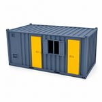 Portable Office Model Railway Industrial Accommodation Building 00 and HO Gauge