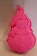 Snowman Cake Mould Christmas Xmas Decorating Fondant Icing Chocolate Soap Candle