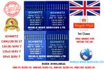 SCHMETZ DPX5 134(R) SERV7 135X5 SERV7 NM70-100 INDUSTRIAL SEWING MACHINE NEEDLES
