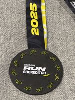 Saucony Run Shoreditch 2025 Finisher Medal