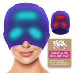 Migraine Relief Cap Headache Hat Ice Cold Heat Therapy Mask Drug Free One Size