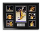 Kobe Bryant Signed Large A2 LA Lakers Framed Printed Autograph Memorabilia Gift