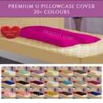 U Shaped PillowCase Cover Pregnancy Maternity Nursing Full Body Pillow Cover 9FT