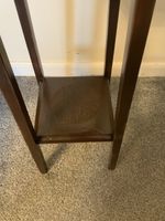 Vintage Wooden Plant Stand Art & Craft Style