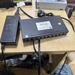 Scoop SPS-8G2G 10 Port Gigabit AI PoE Switch 8x PoE 2x Uplink + 2-Pin Power Sply