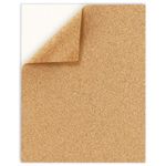Hygloss 8.5"x11" Self-Adhesive Cork Sheets 2mm Thick 2pcs